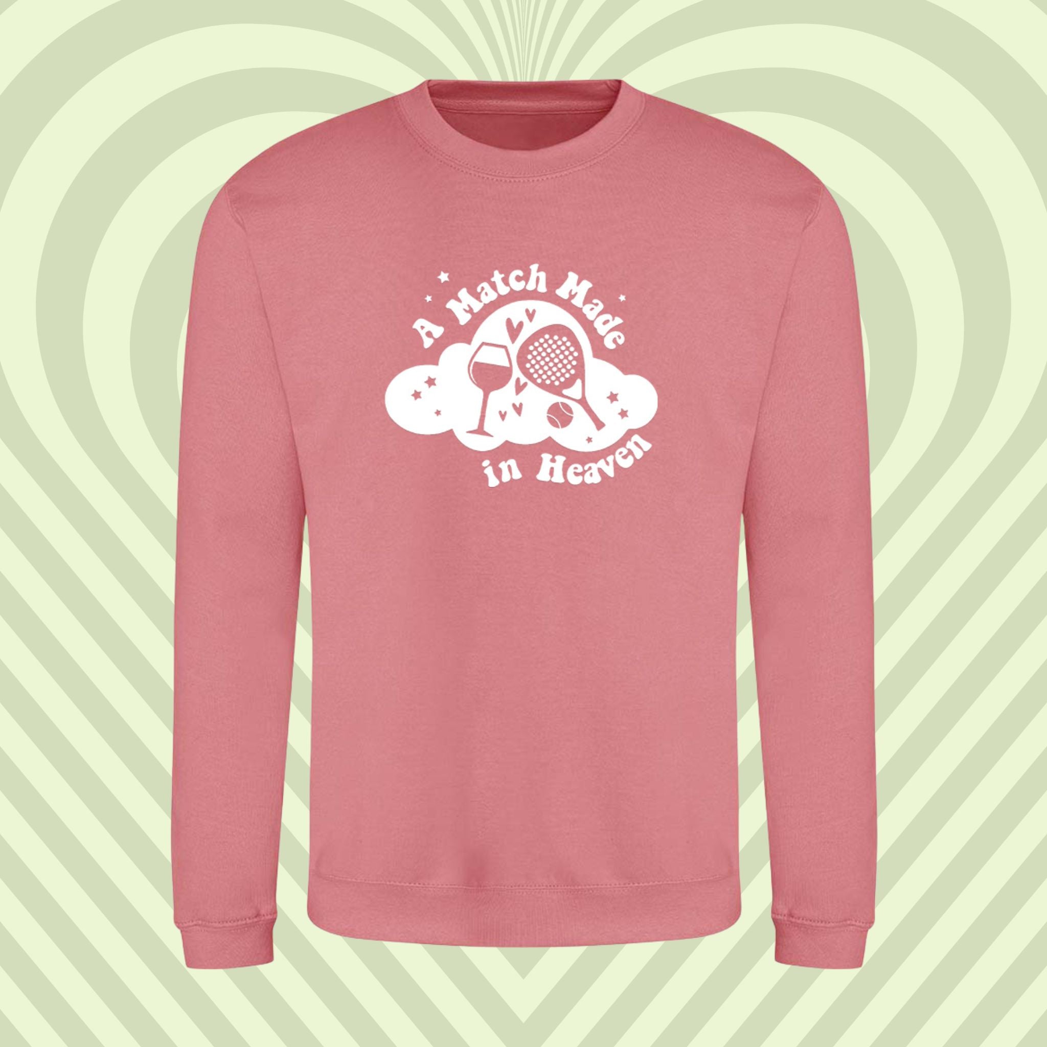 A Match Made In Heaven Padel Tennis Sweater (Pink)
