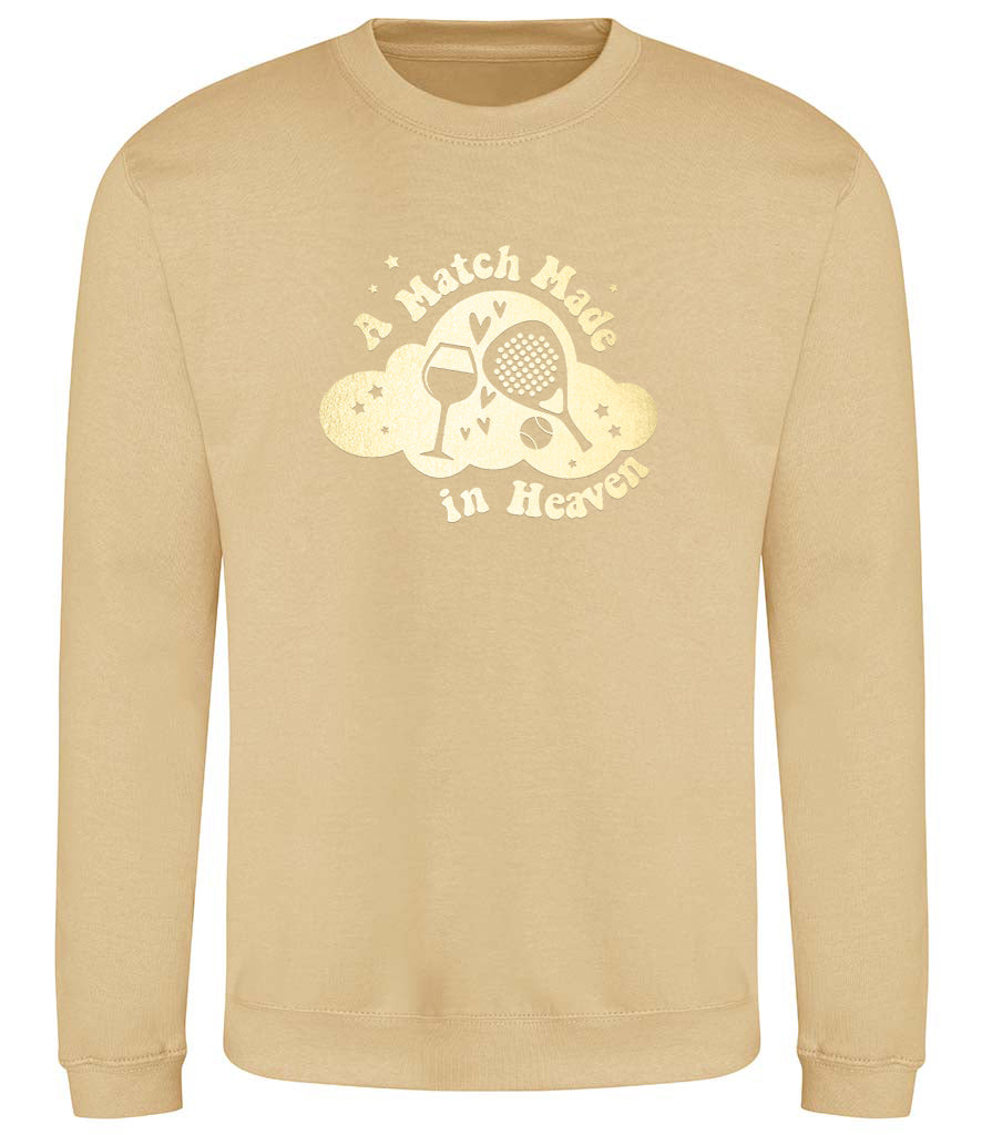 Match Made in Heaven Padel Unisex Sweatshirt