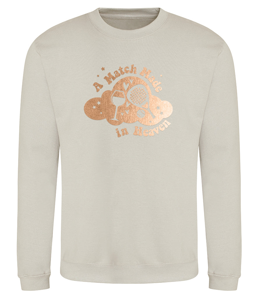 Match Made in Heaven Padel Unisex Sweatshirt