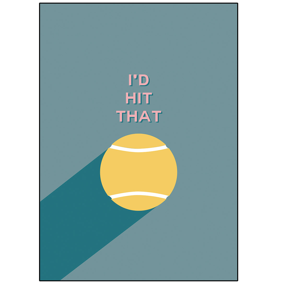 I’d Hit That Padel Sticker