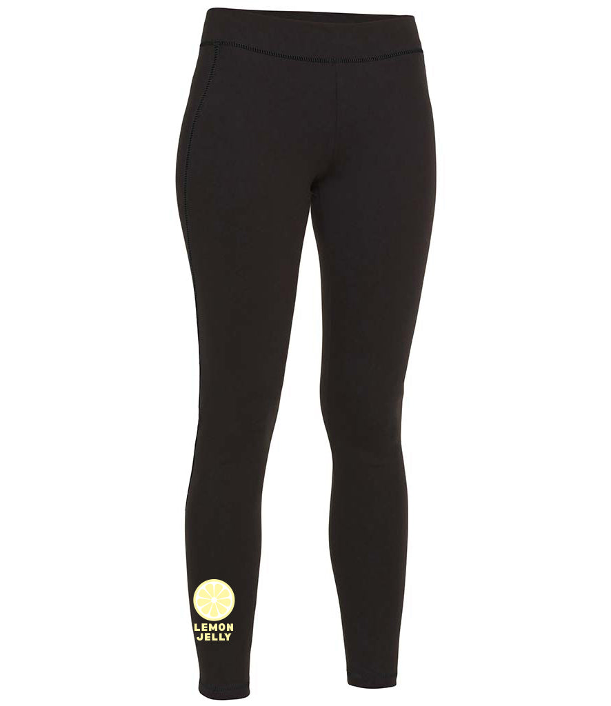 Lemon Jelly Black Leggings
