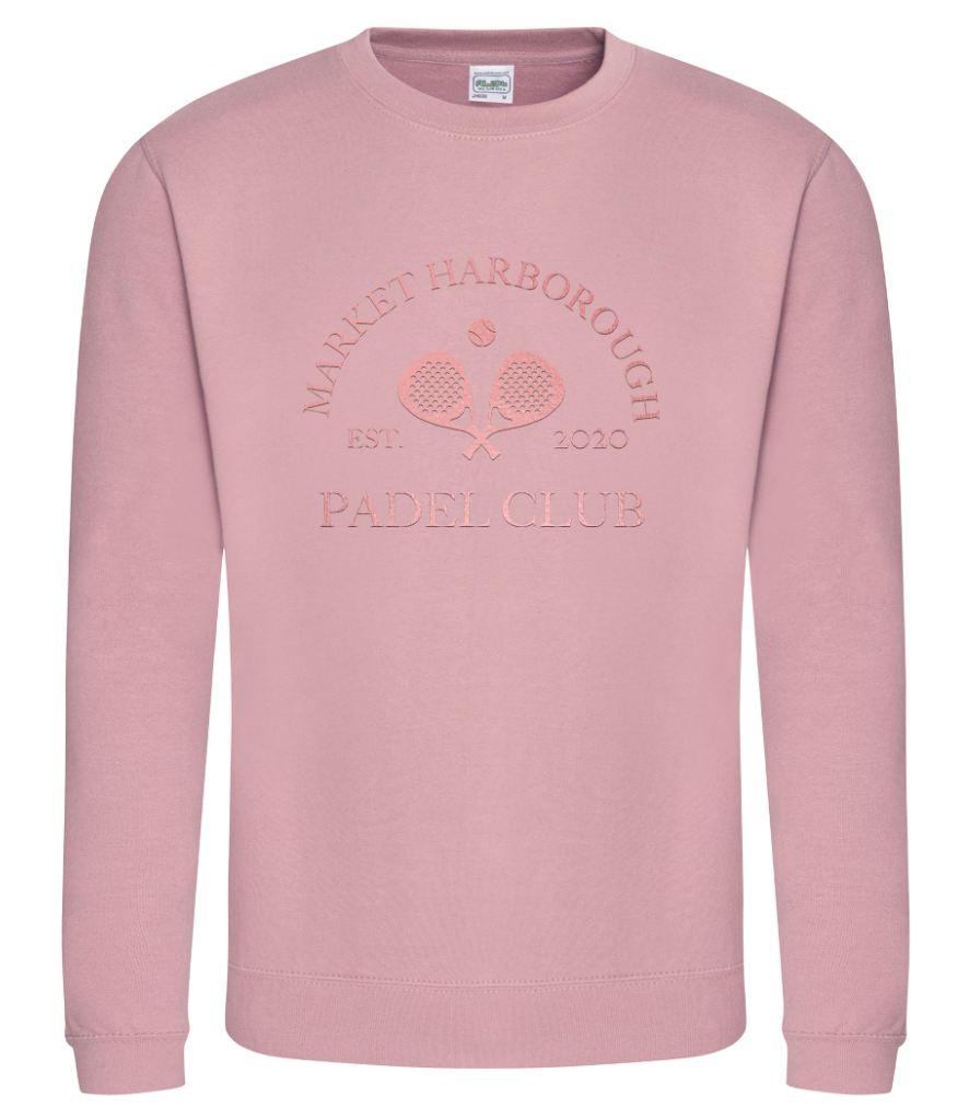 Market Harborough Padel Club Branded Jumper in Pink