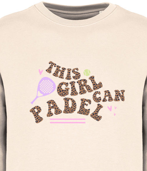 Luxury This Girl Can Padel Sweatshirt
