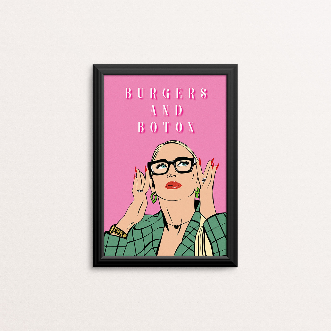 Burgers and Botox Selling Sunset Print