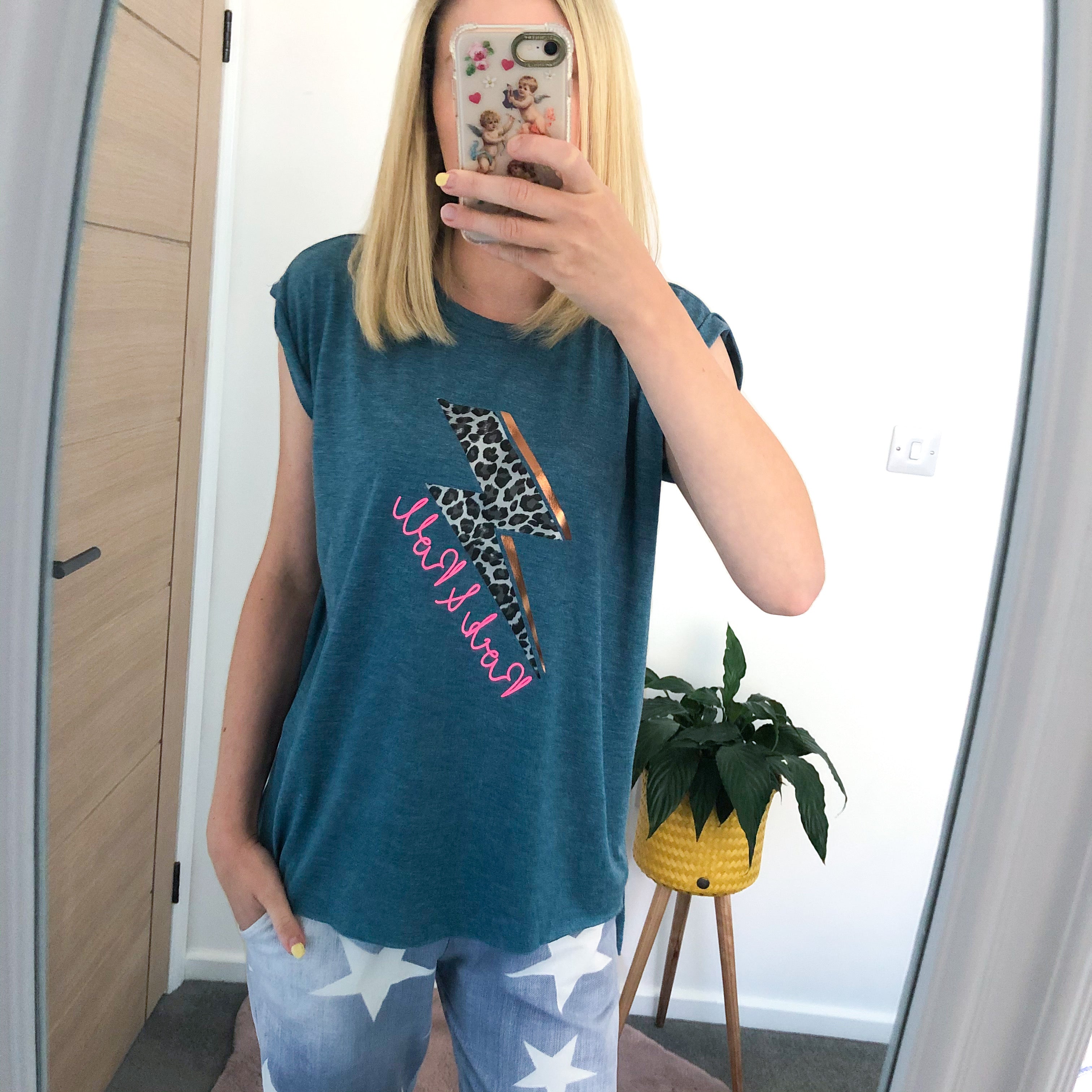 Flash Bolt Rock & Roll Muscle T-Shirt