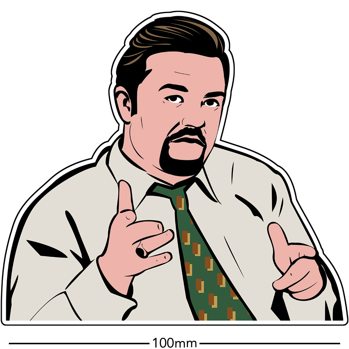 David Brent Sticker
