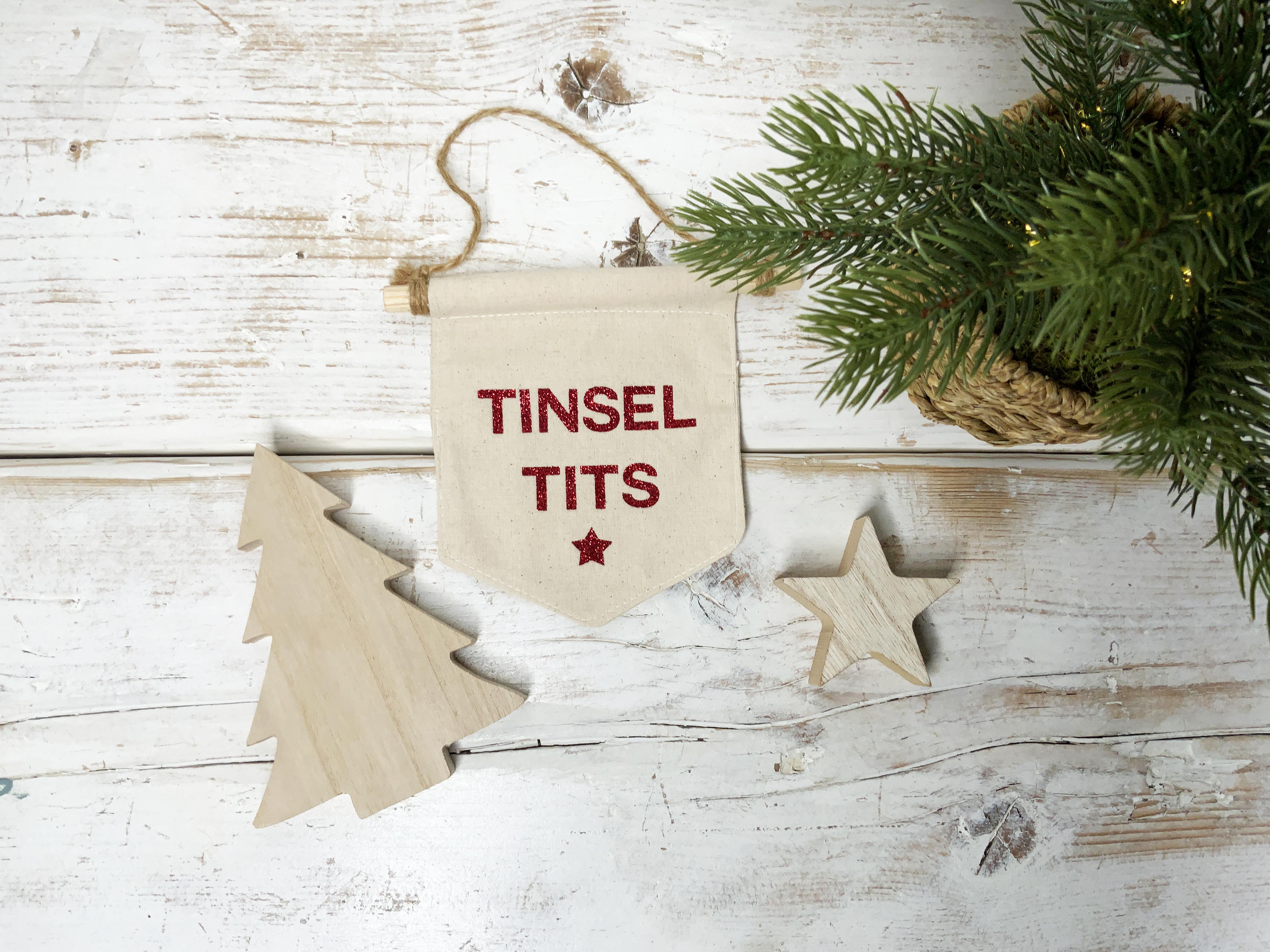 Tinsel Tits Flag