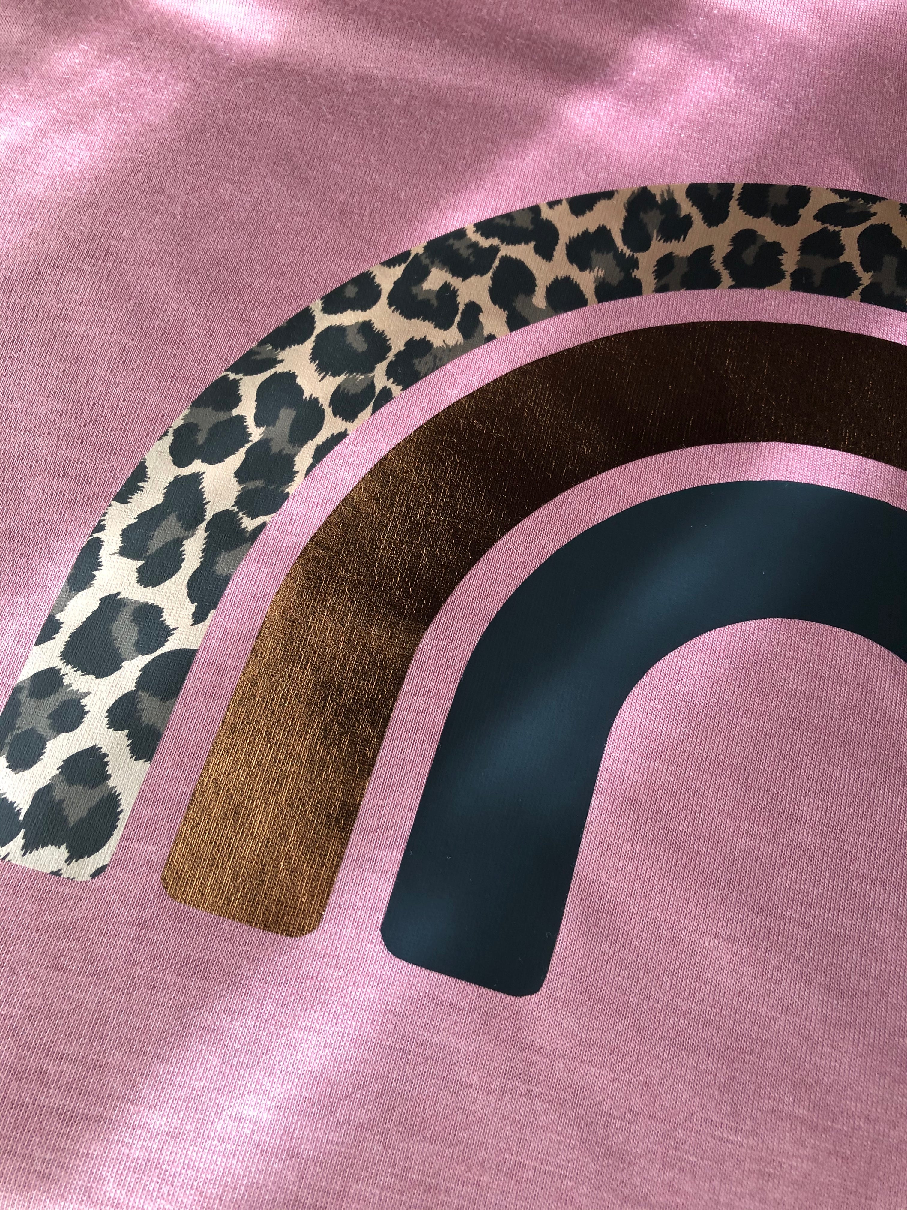 Leopard Rainbow Muscle T-Shirt
