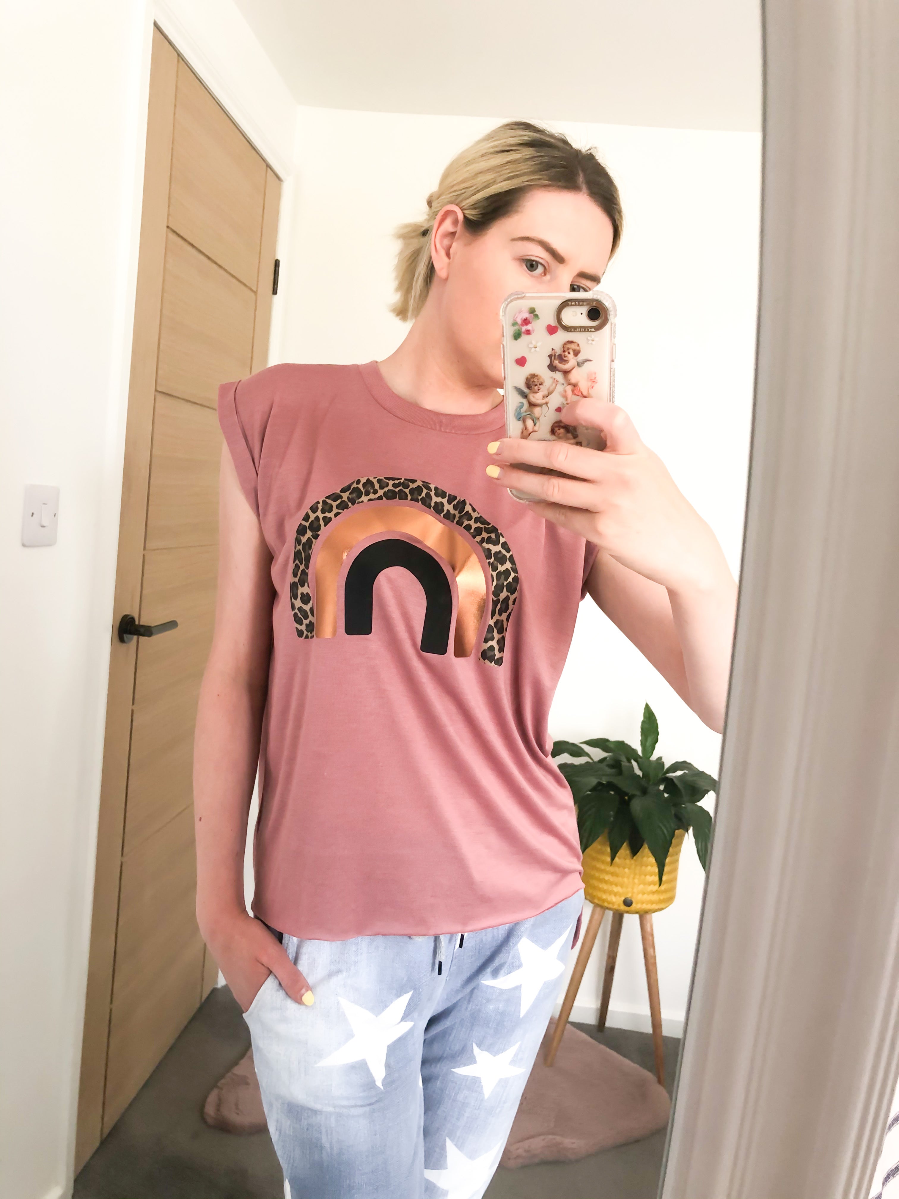 Leopard Rainbow Muscle T-Shirt