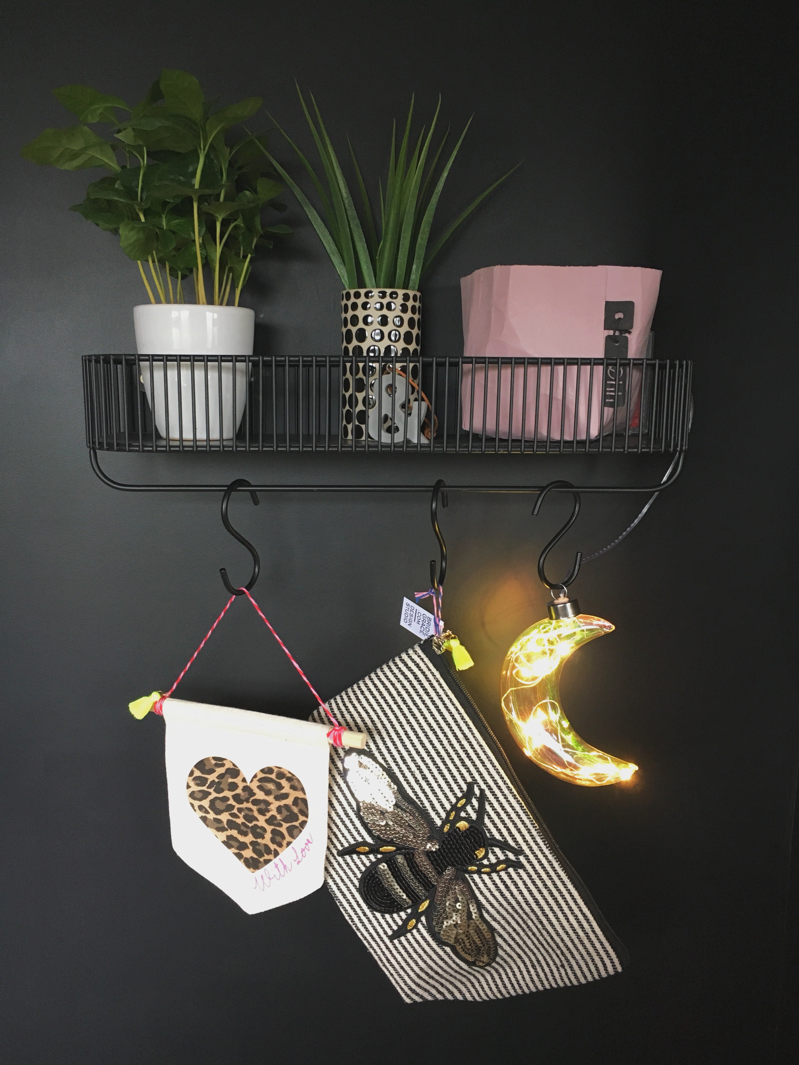 Leopard Print With Love Flag