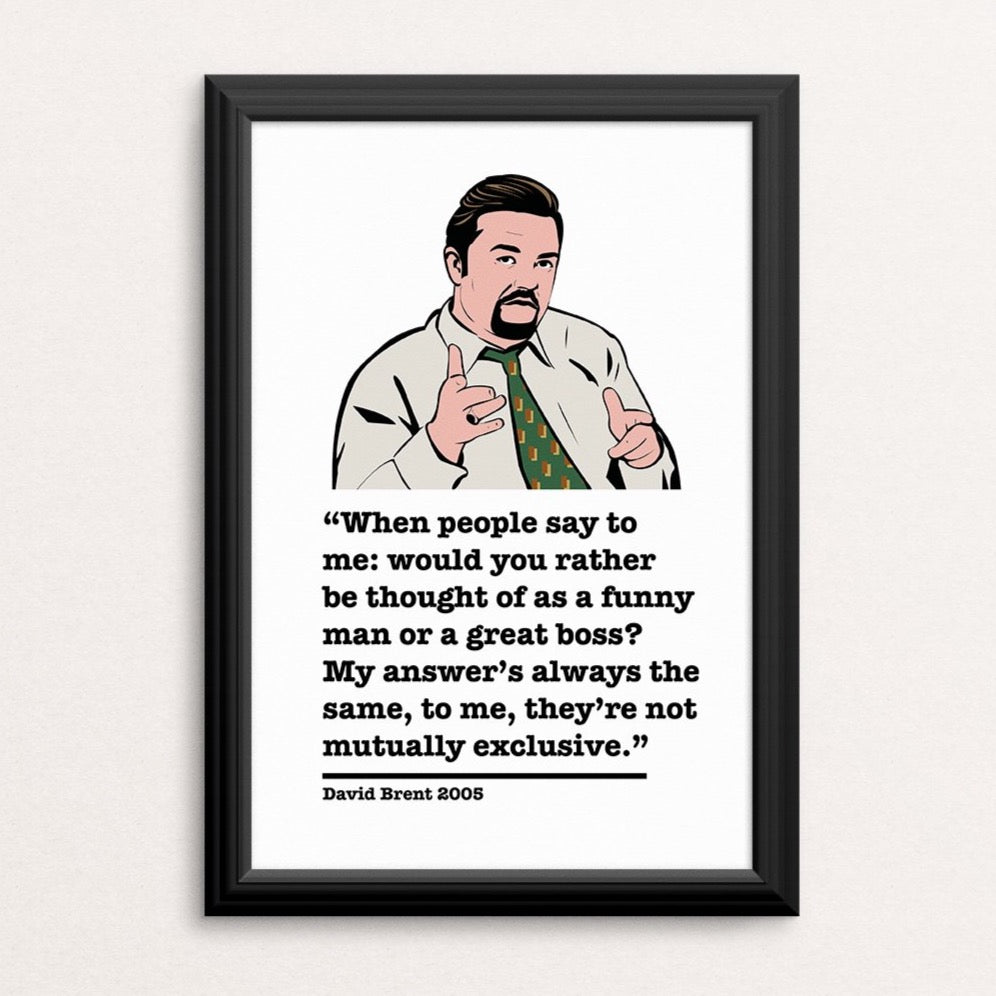 The Office David Brent Art Print 1