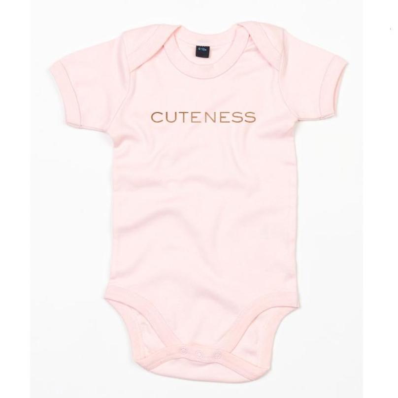 Cuteness Short Sleeve Bodysuit