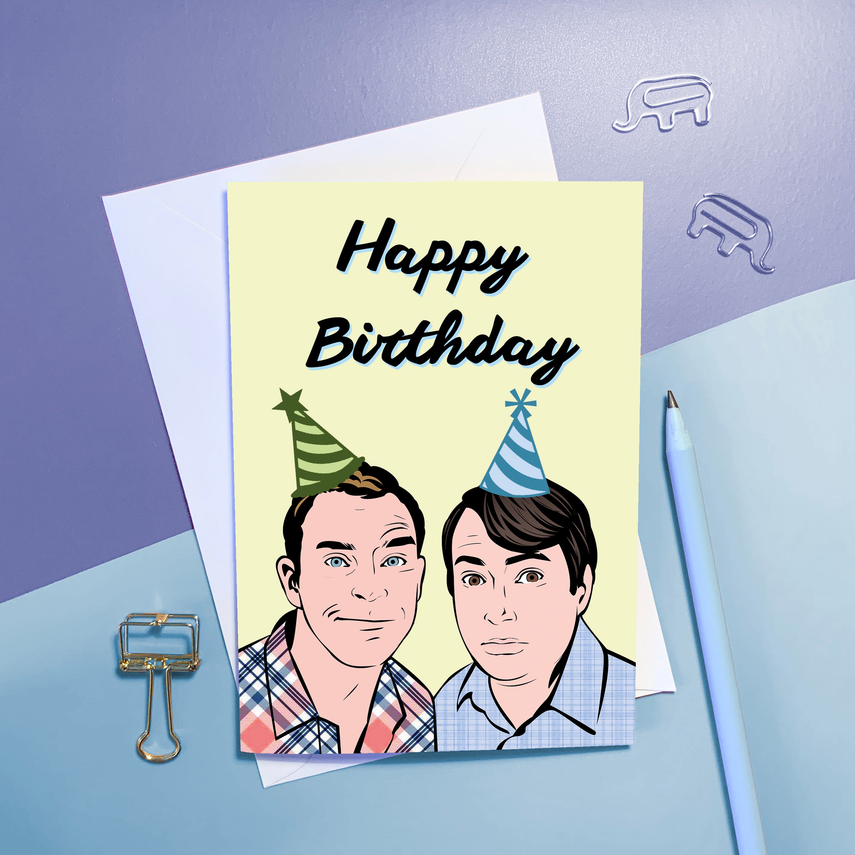 Peep Show Birthday Card