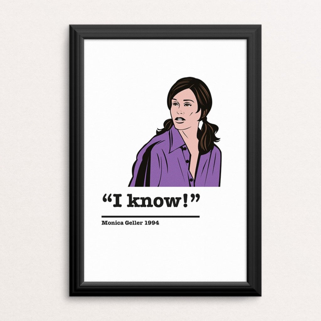 Friends Monica Geller Art Print 1