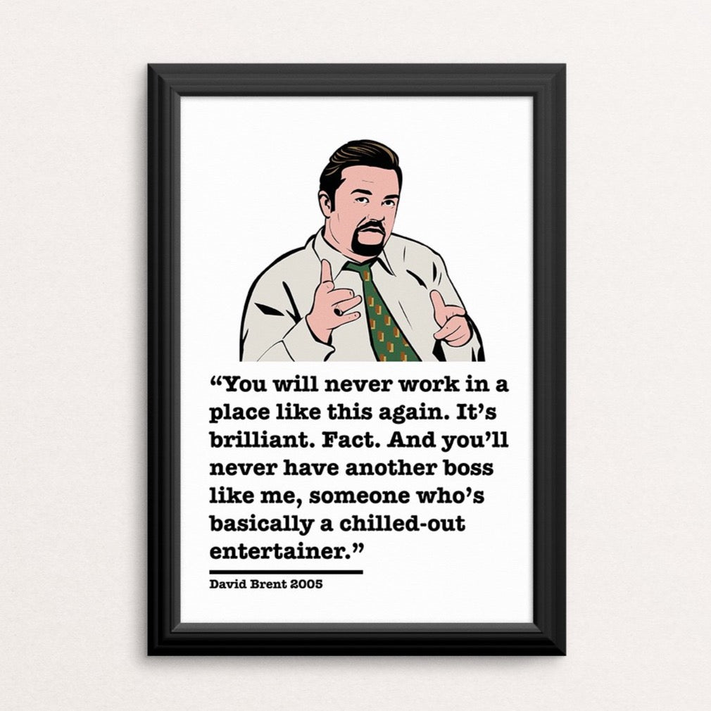The Office David Brent Art Print 2