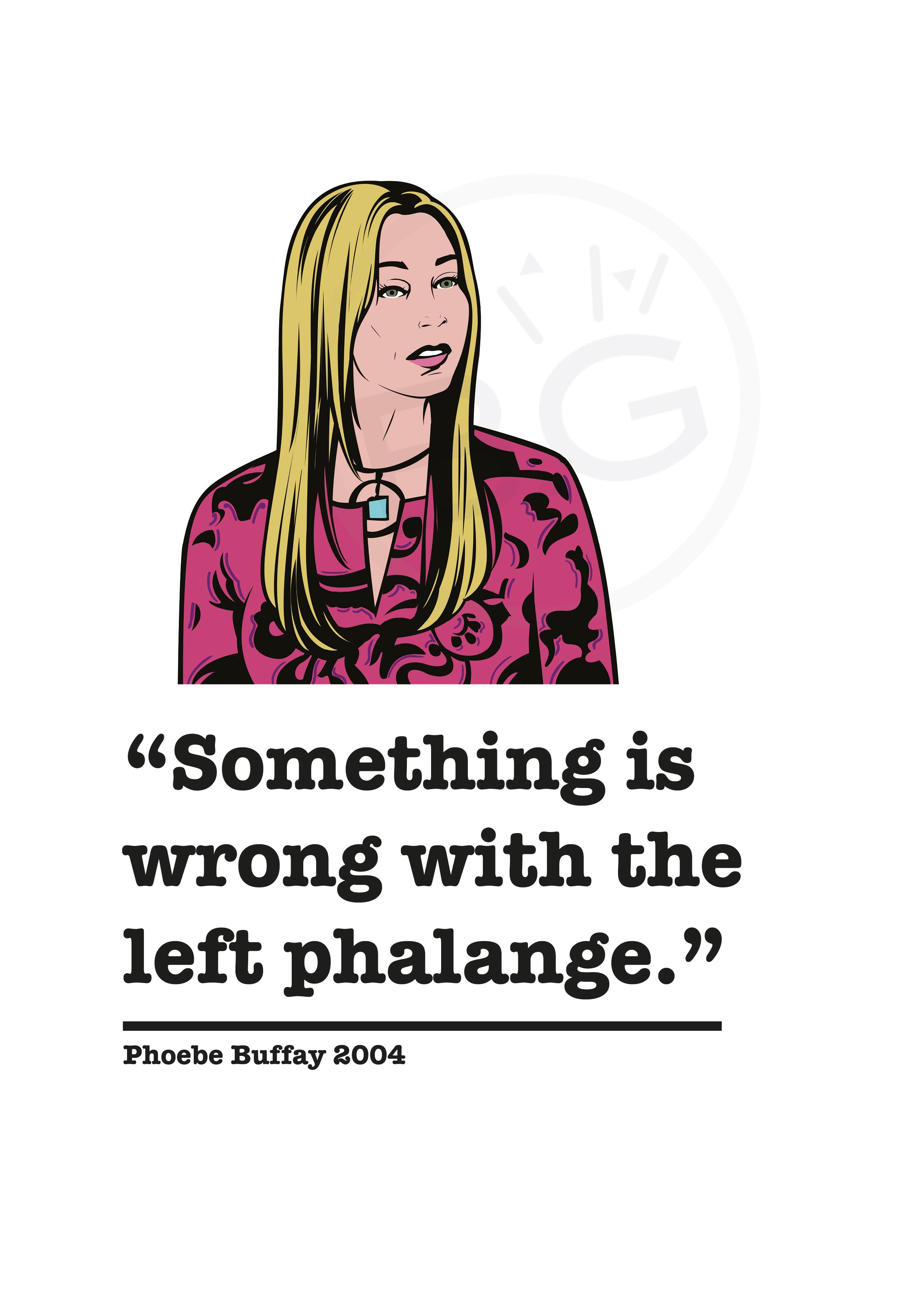 Friends Phoebe Buffay Art Print 5