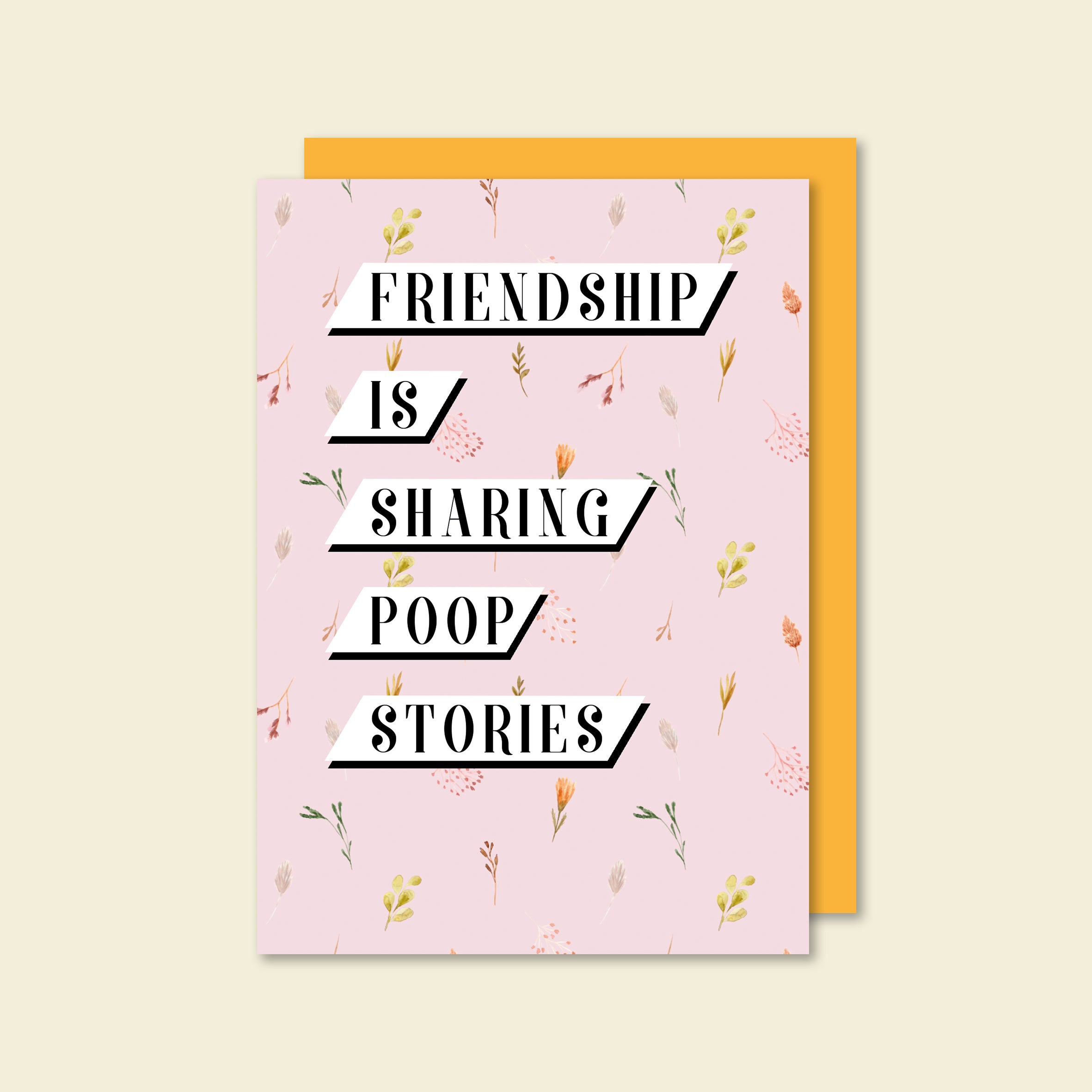 Friendship Floral Birthday Card