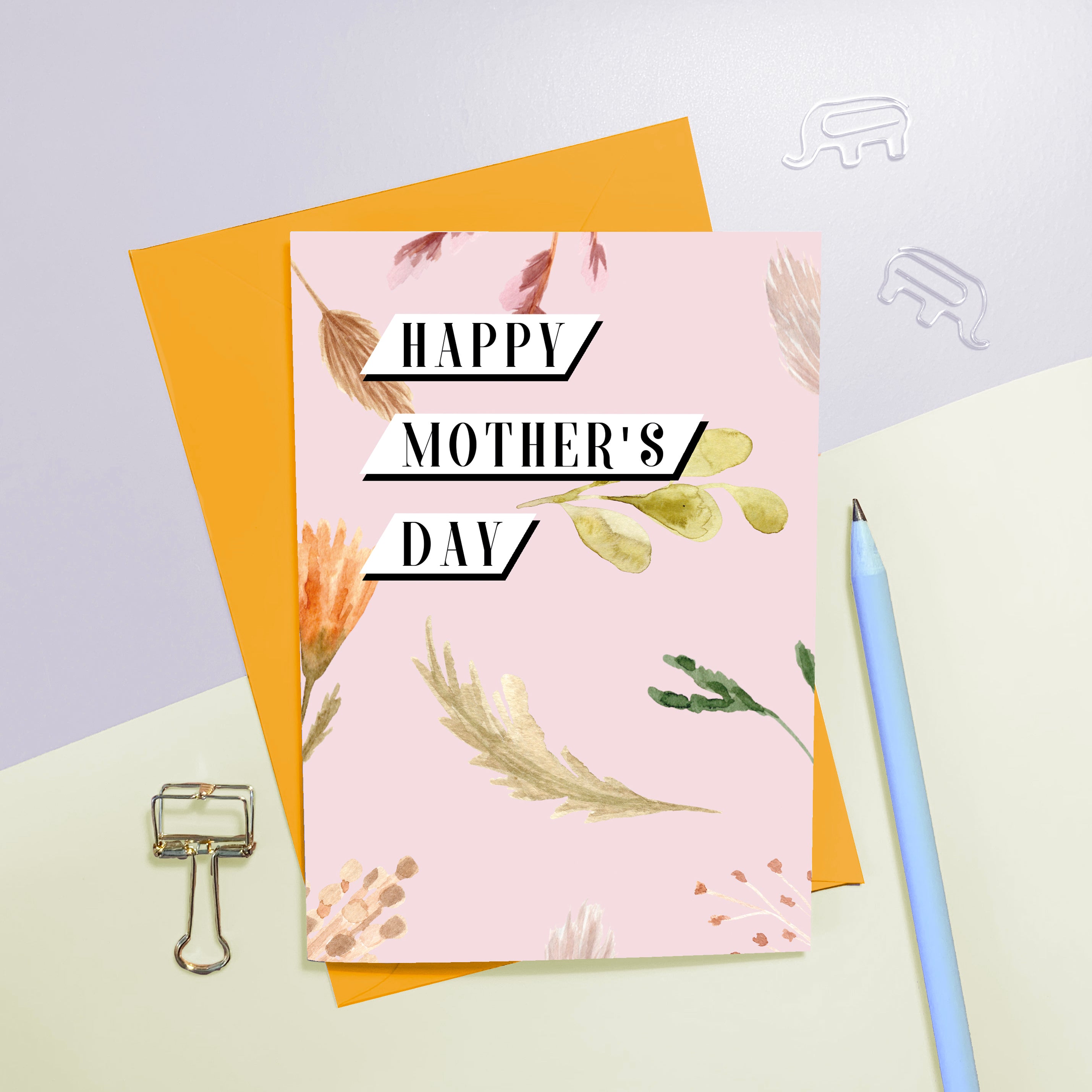 Floral Mothers Day Card