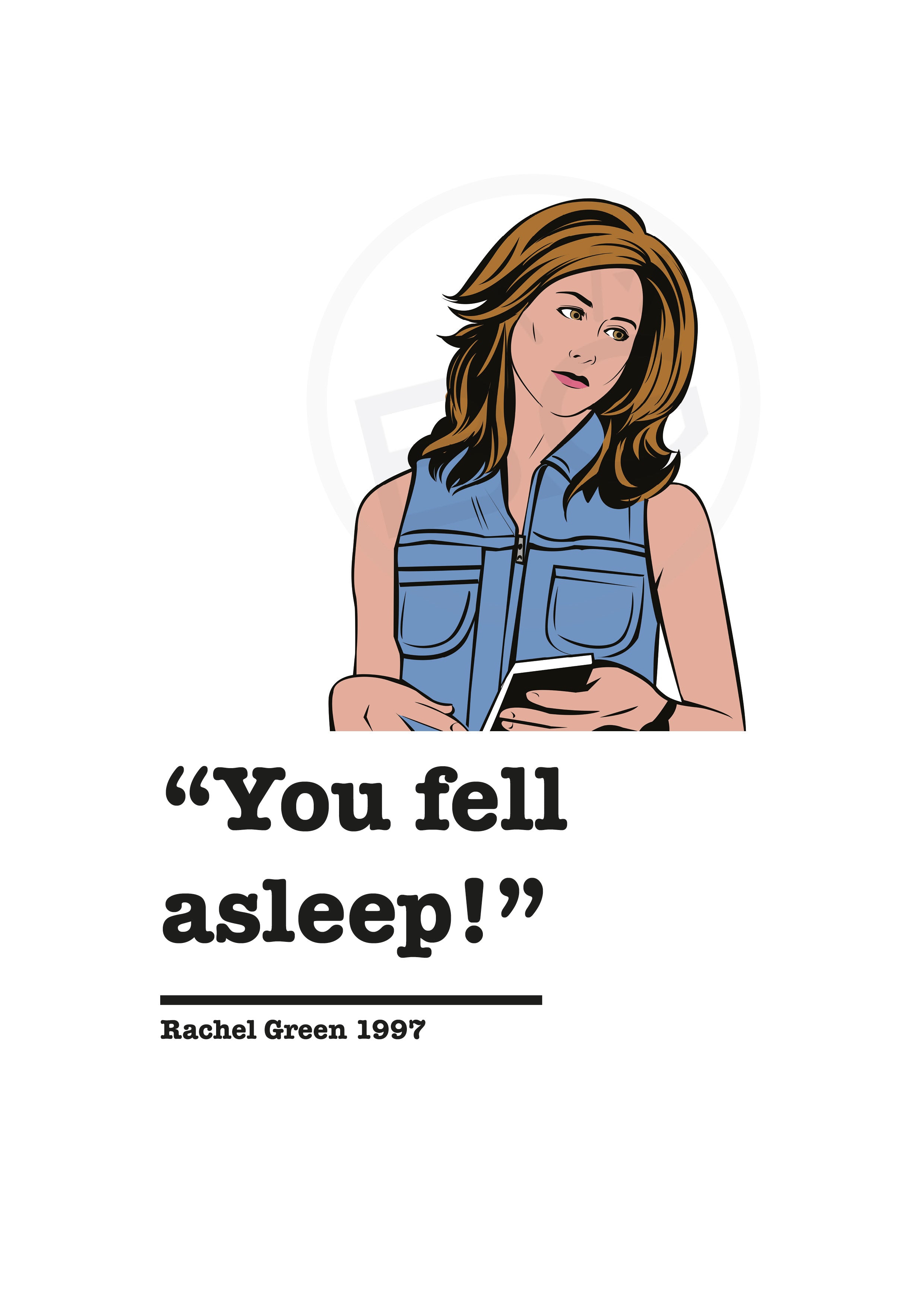 Friends Rachel Green Art Print 1