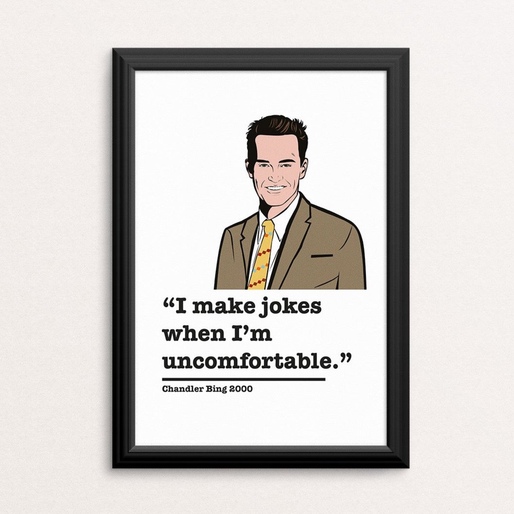 Friends Chandler Bing Art Print 2
