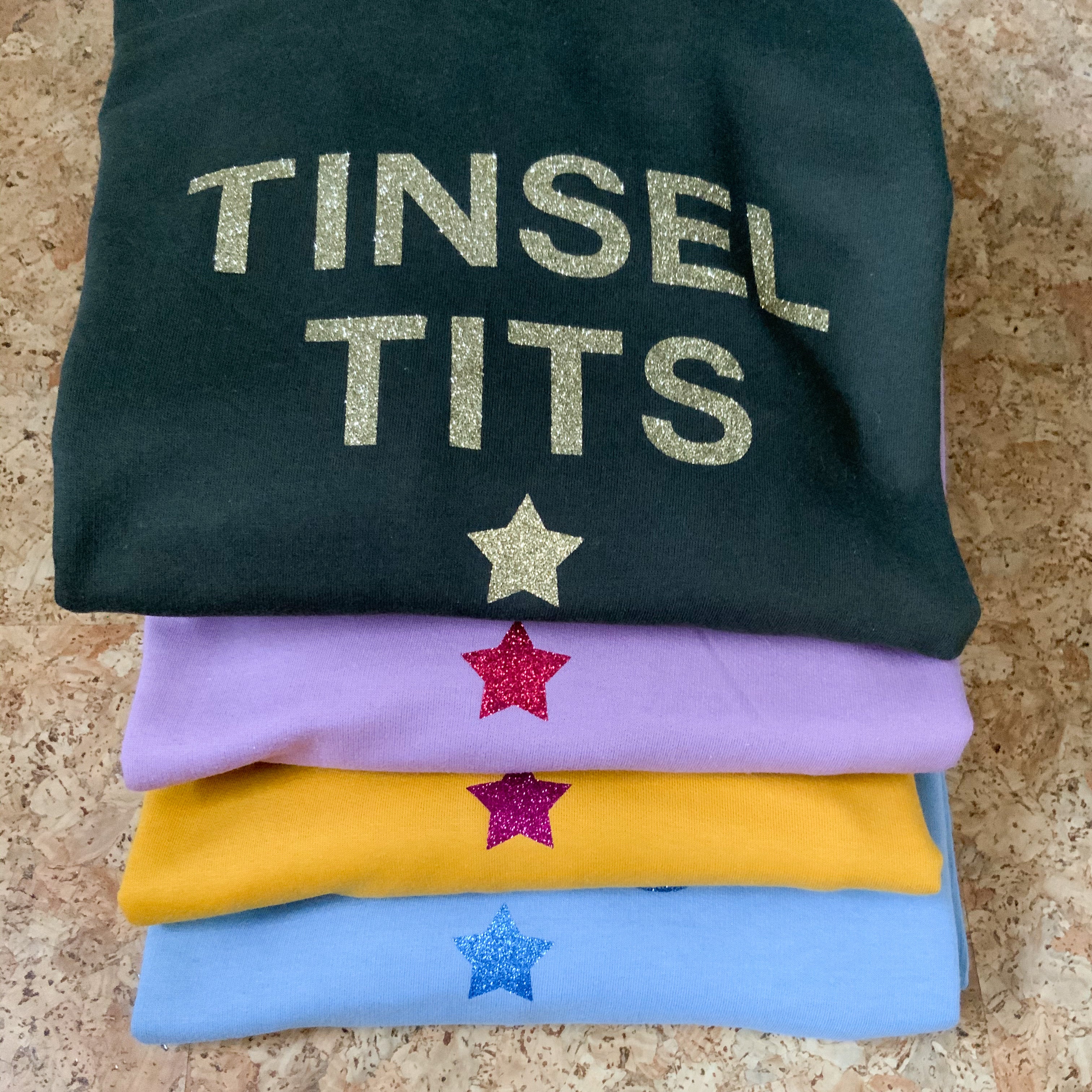Tinsel Tits Ladies Christmas Hoodie