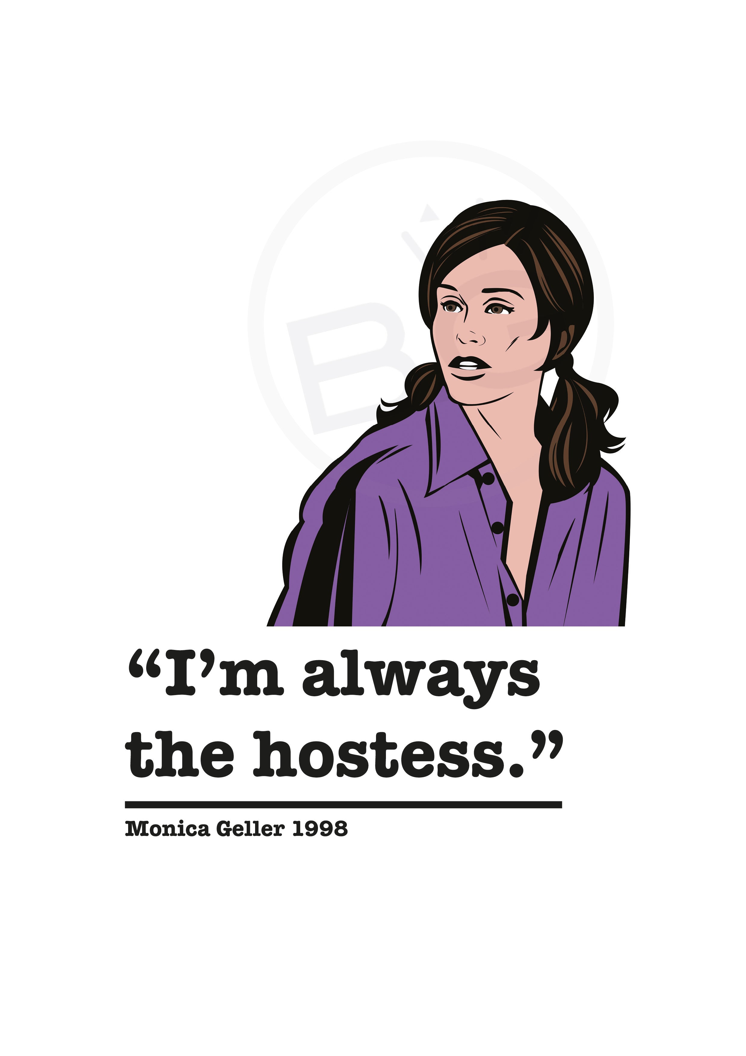 Friends Monica Geller Art Print 4