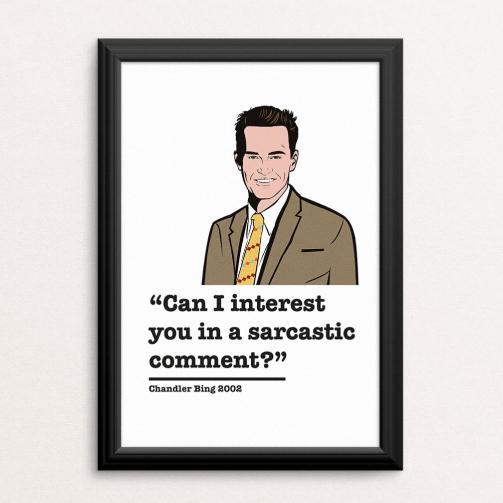 Friends Chandler Bing Art Print 4