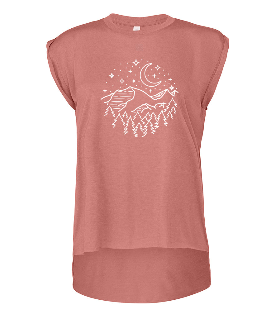 Dusty Pink Night Adventure T-shirt
