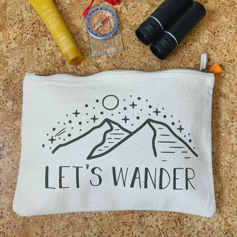Let’s Wander Pouch