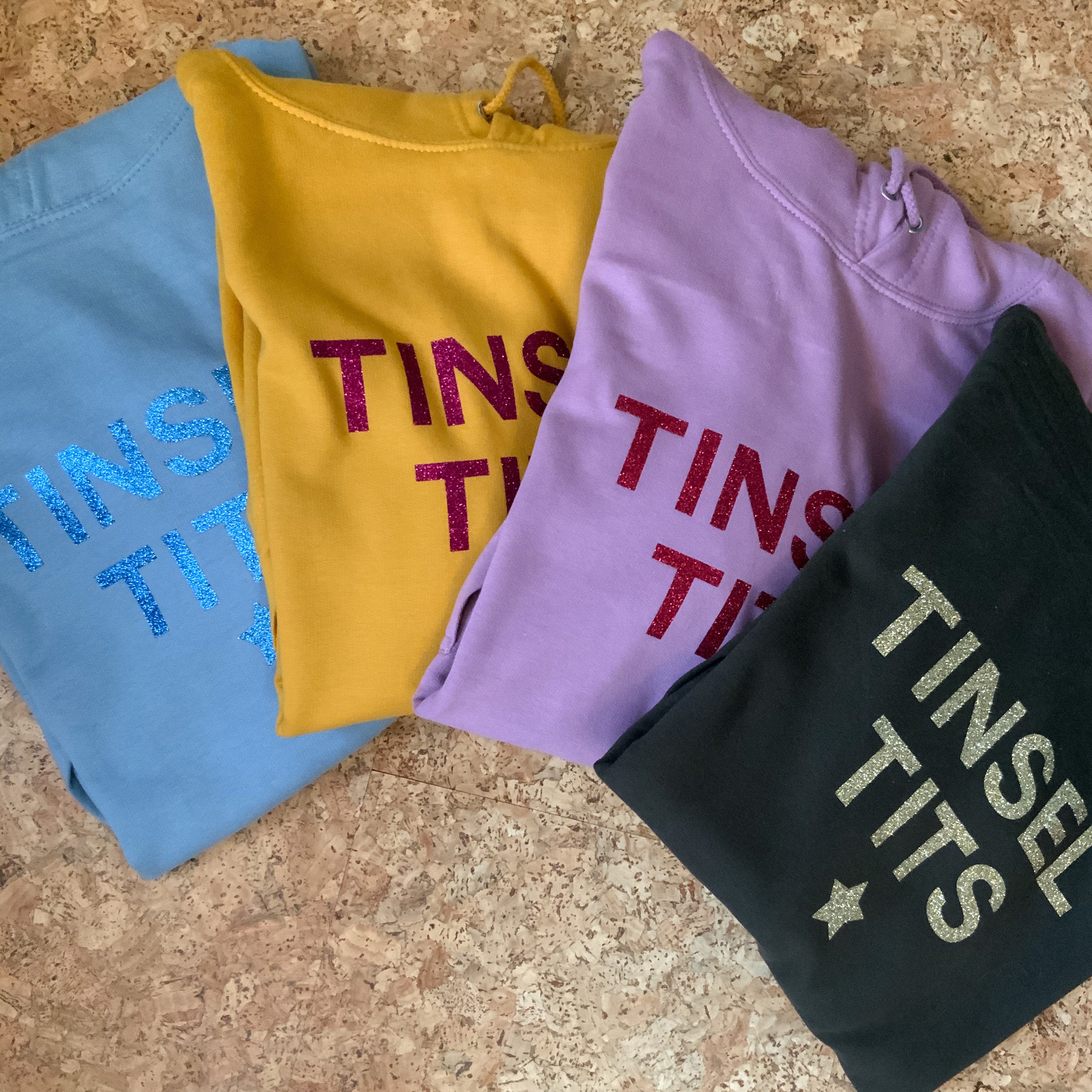 Tinsel Tits Ladies Christmas Hoodie