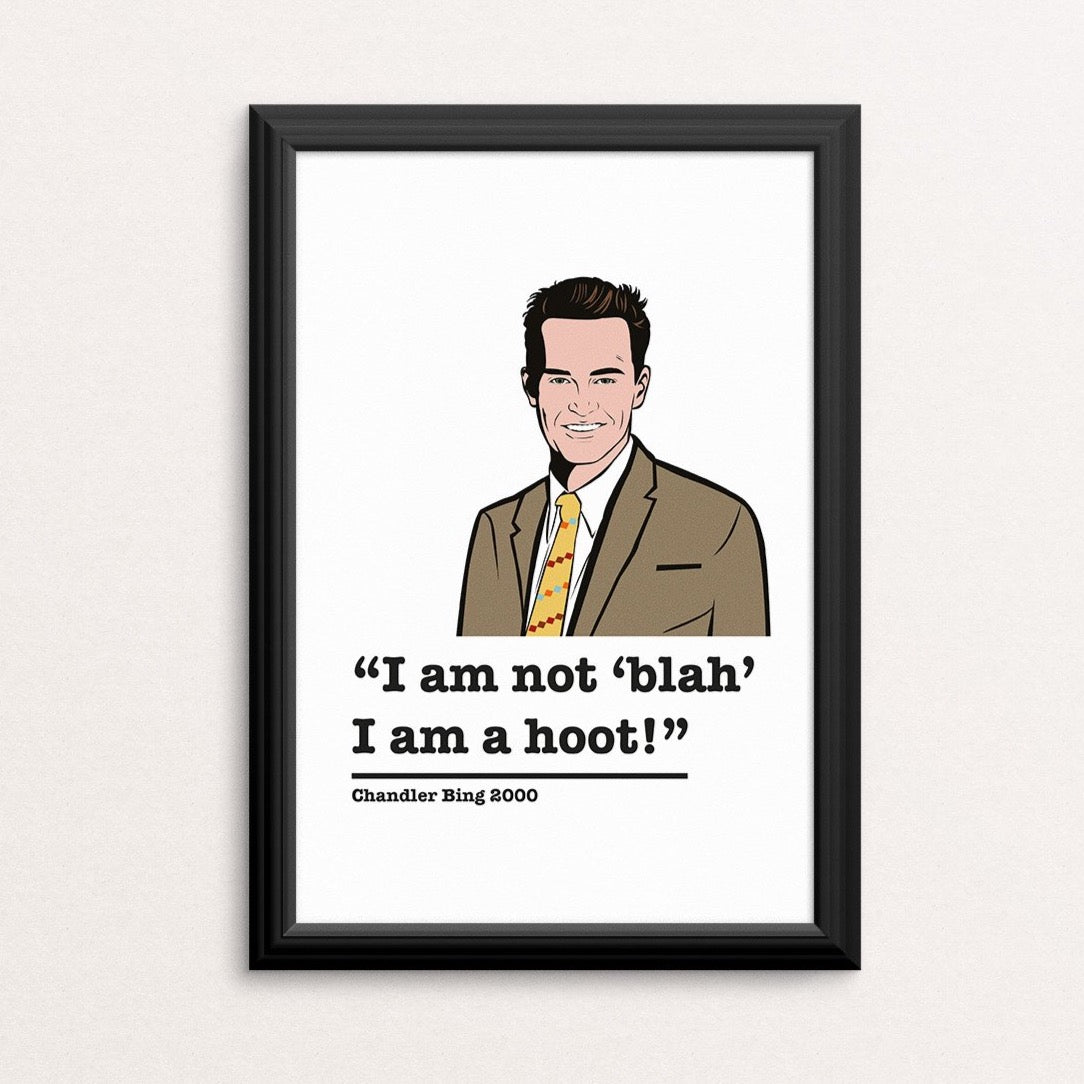 Friends Chandler Bing Art Print 1