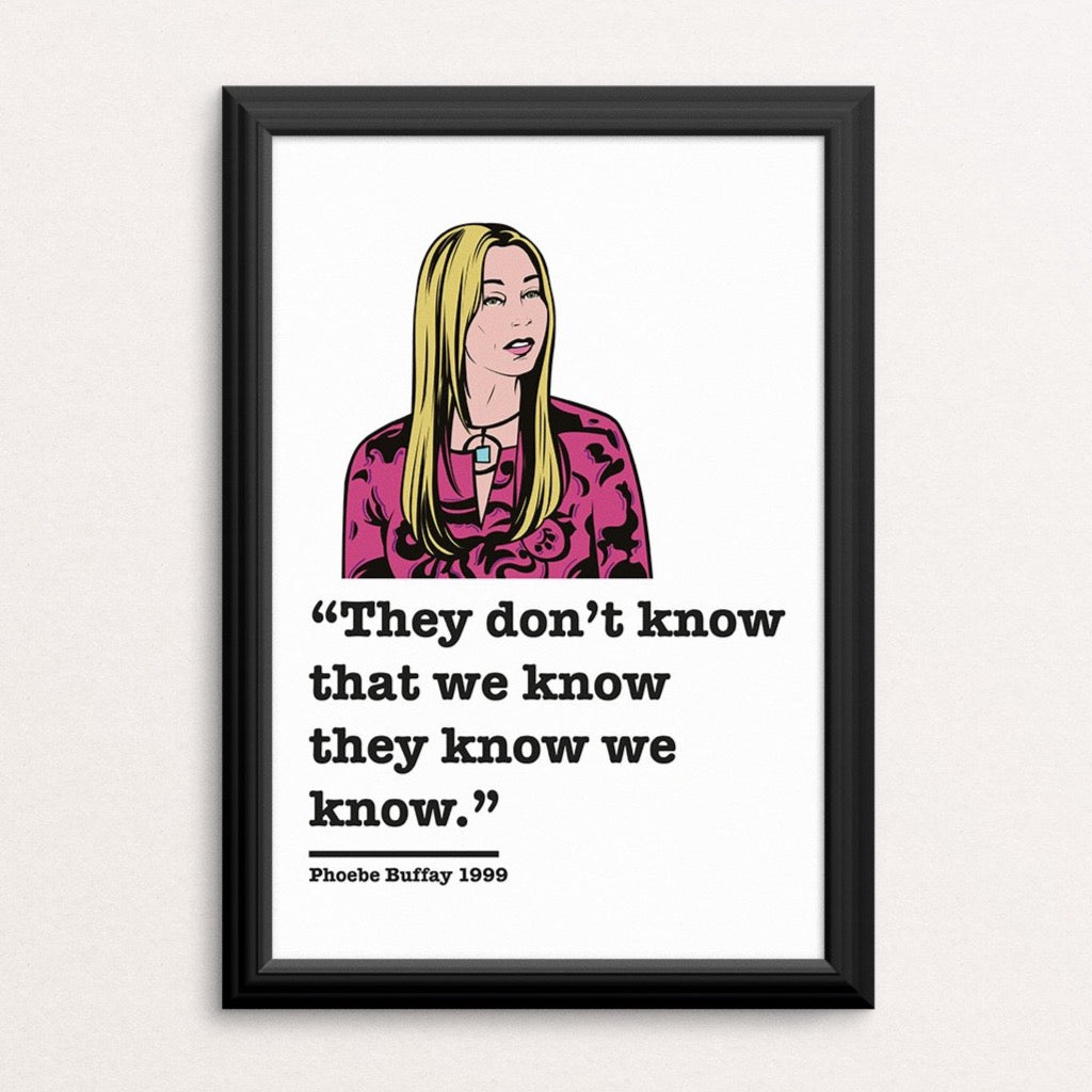 Friends Phoebe Buffay Art Print 1