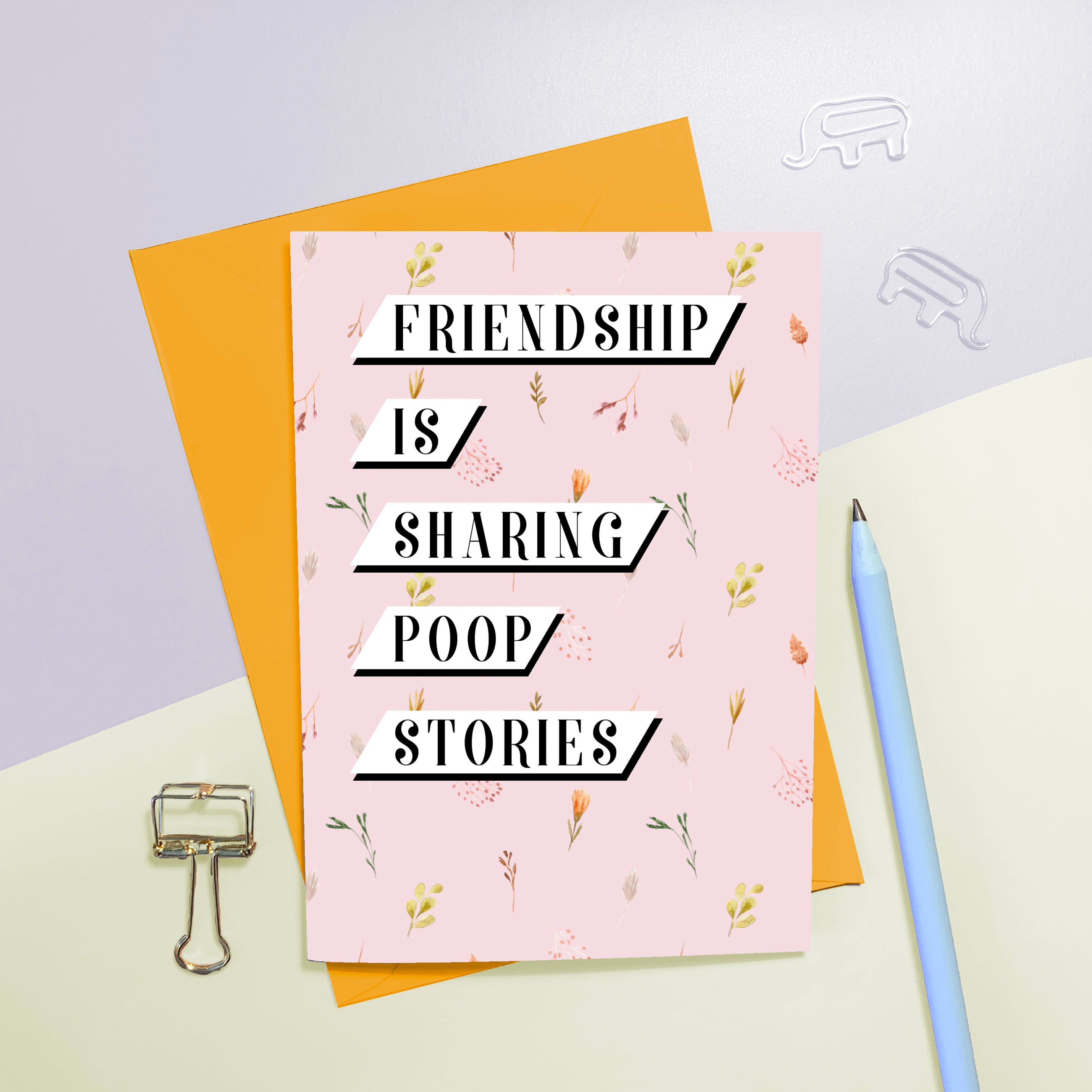 Friendship Floral Birthday Card