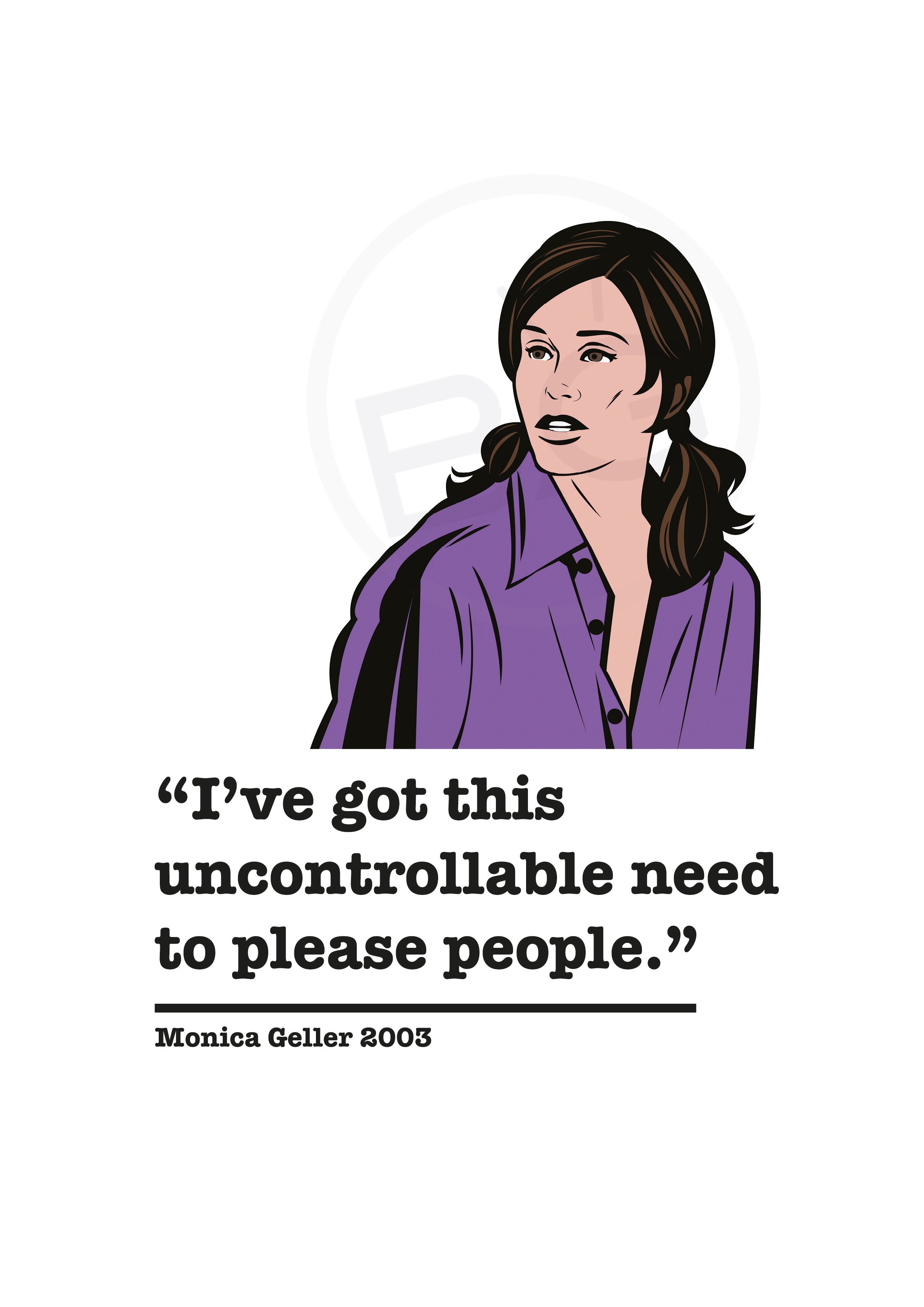 Friends Monica Geller Art Print 5