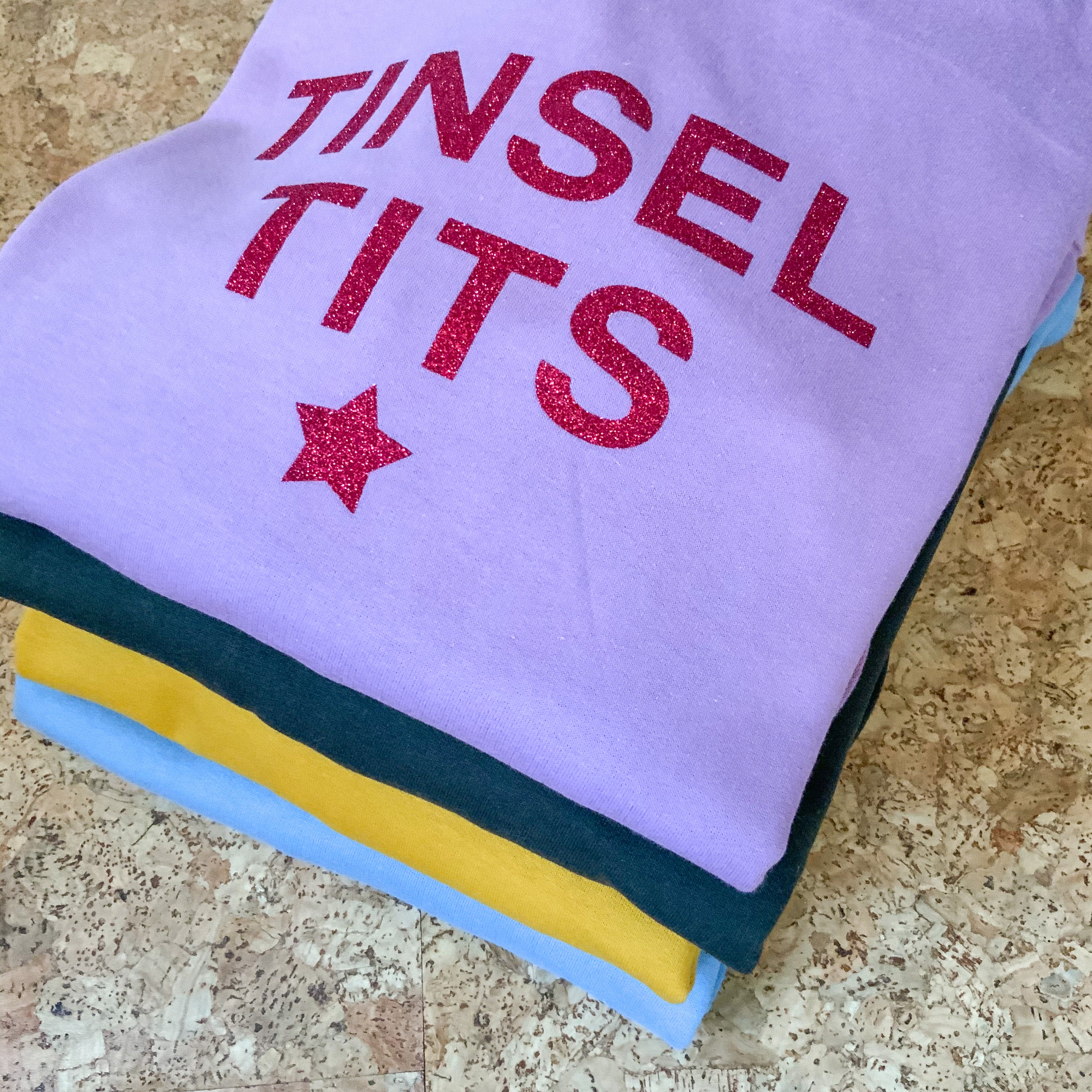Tinsel Tits Ladies Christmas Hoodie