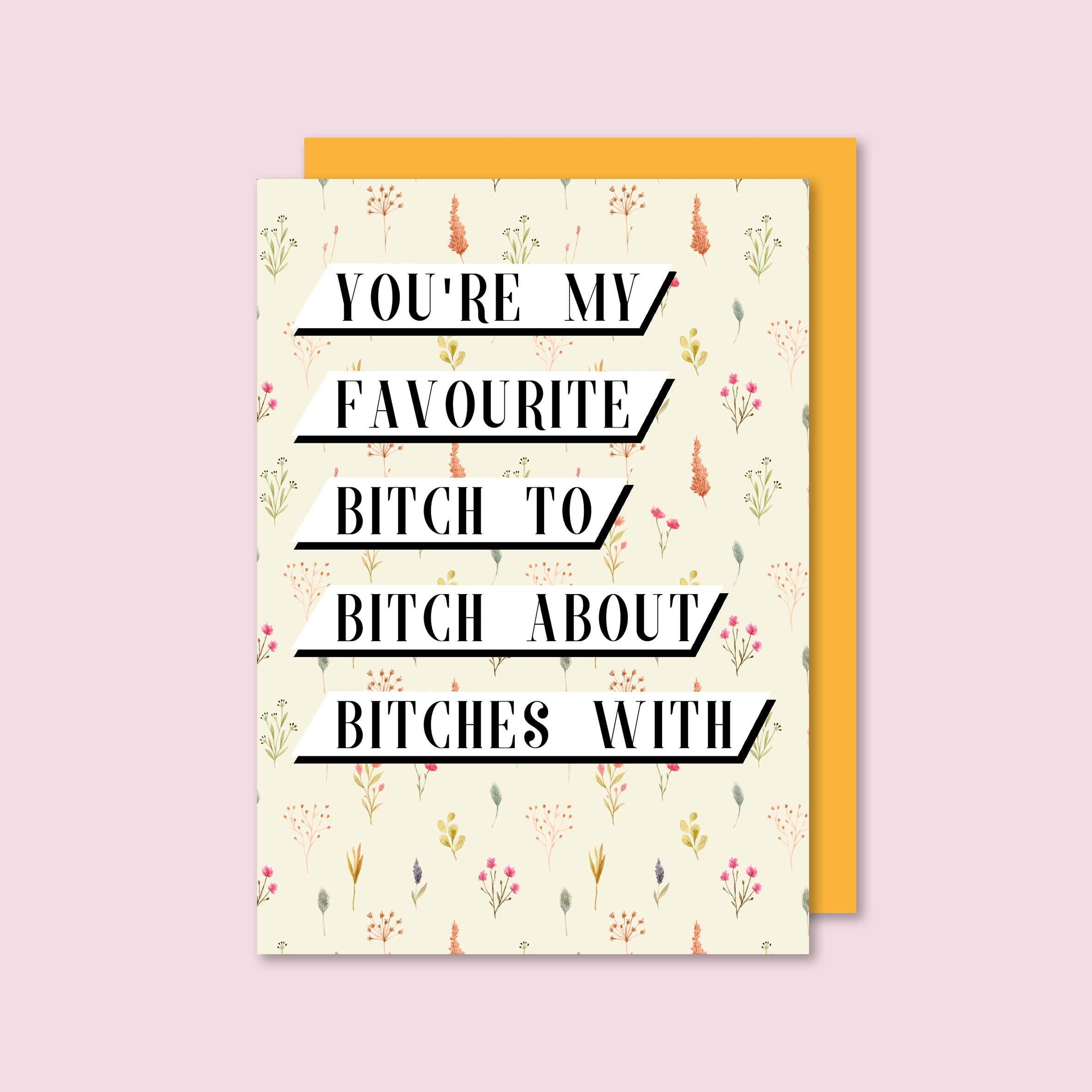 Best Bitches Birthday Card
