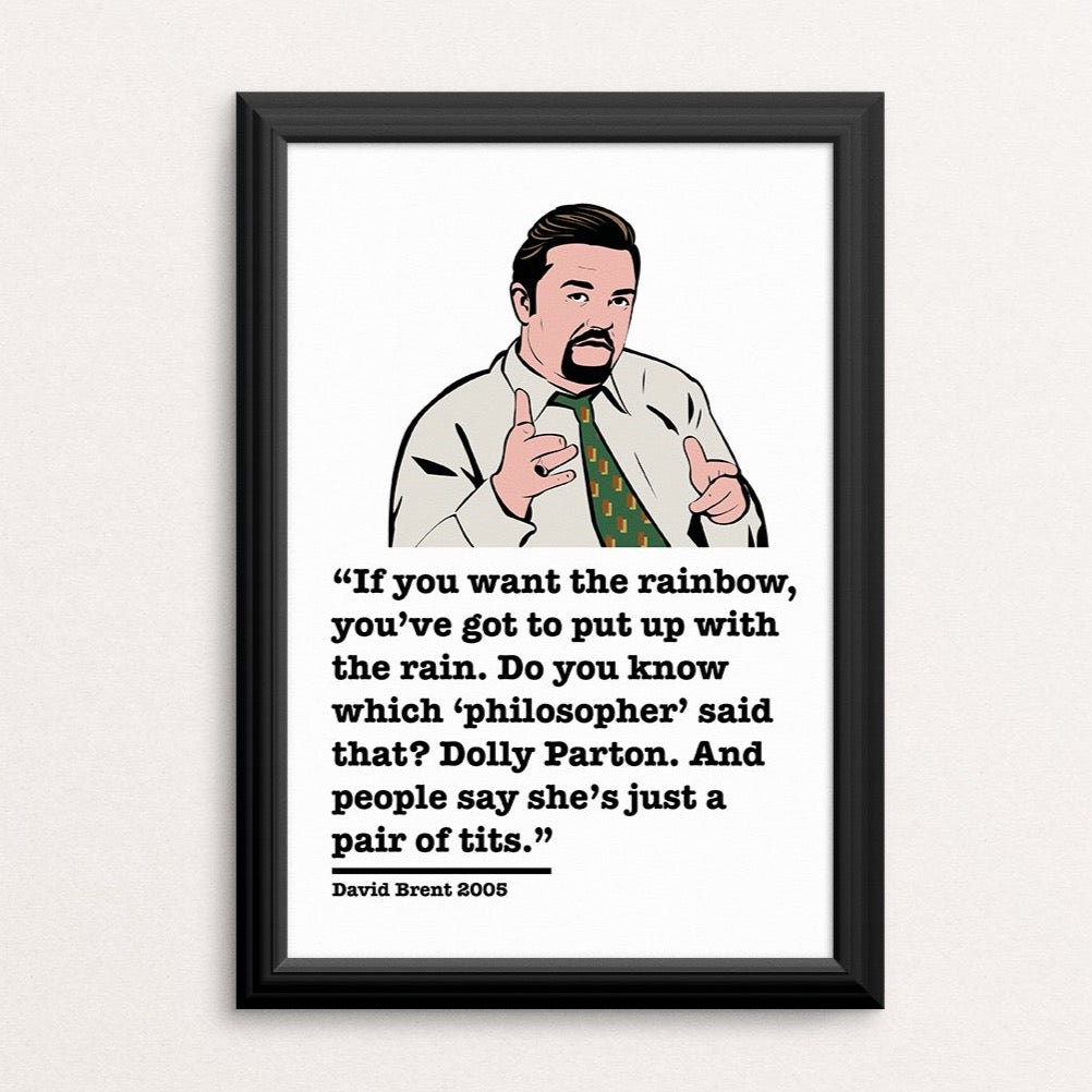 The Office David Brent Art Print 3