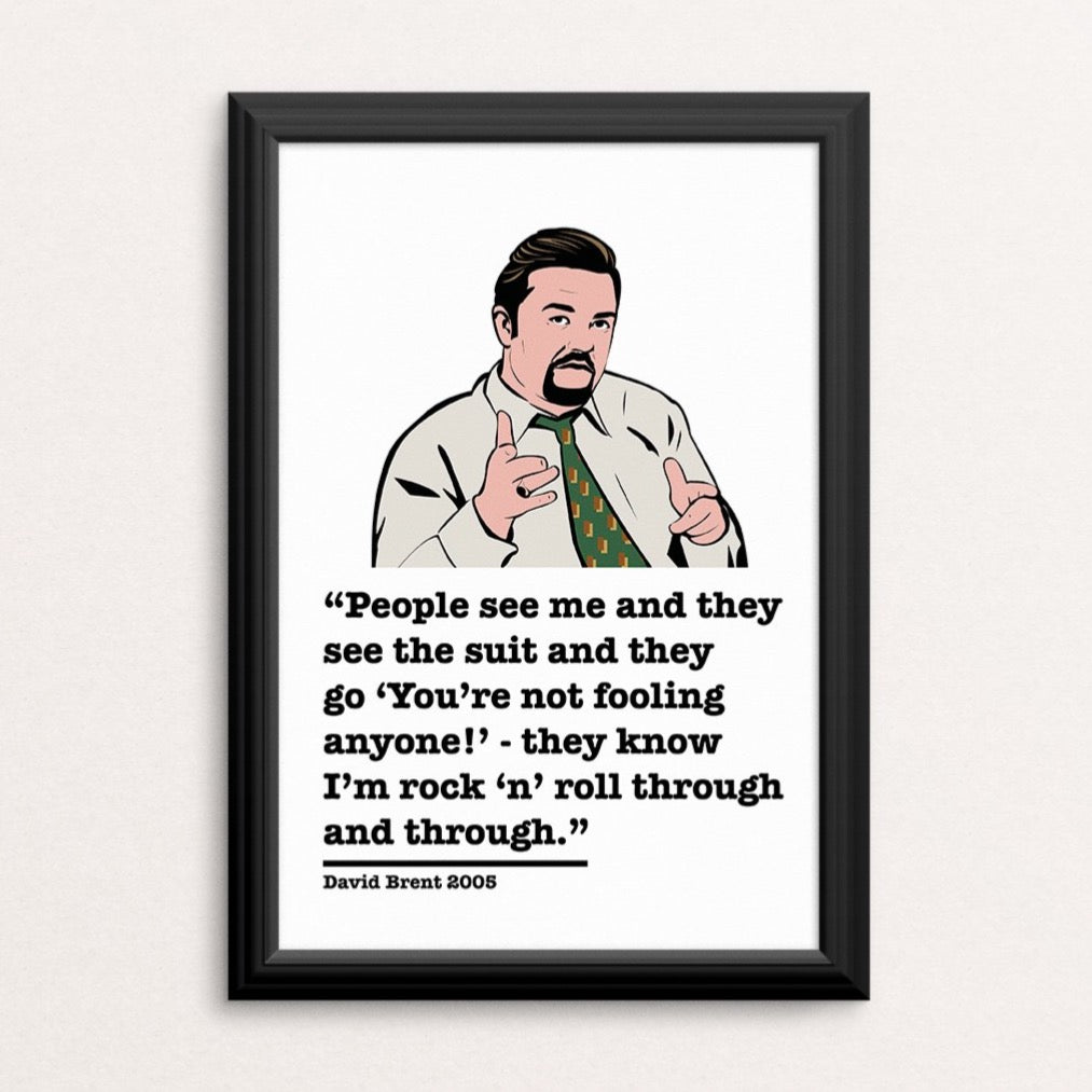 The Office David Brent Art Print 6