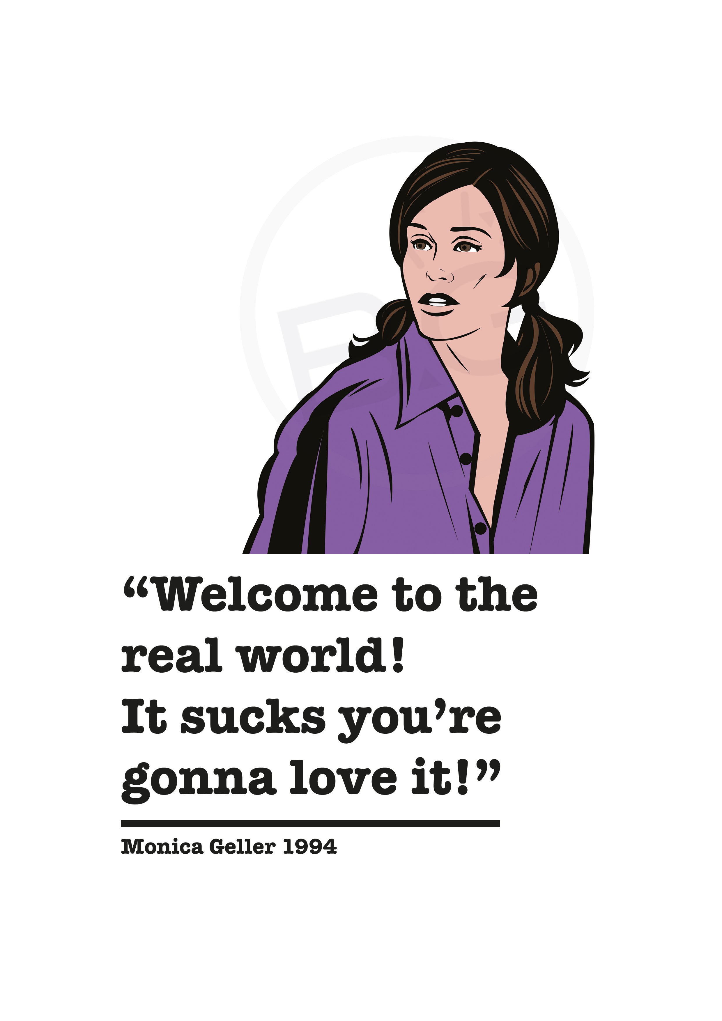 Friends Monica Geller Art Print 6