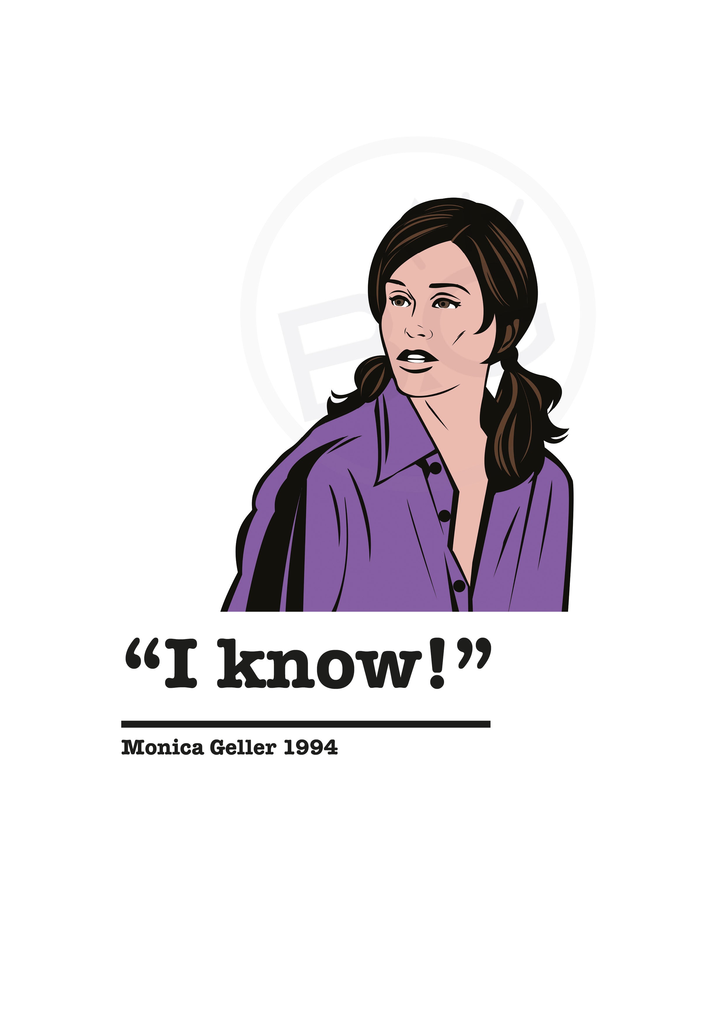 Friends Monica Geller Art Print 1