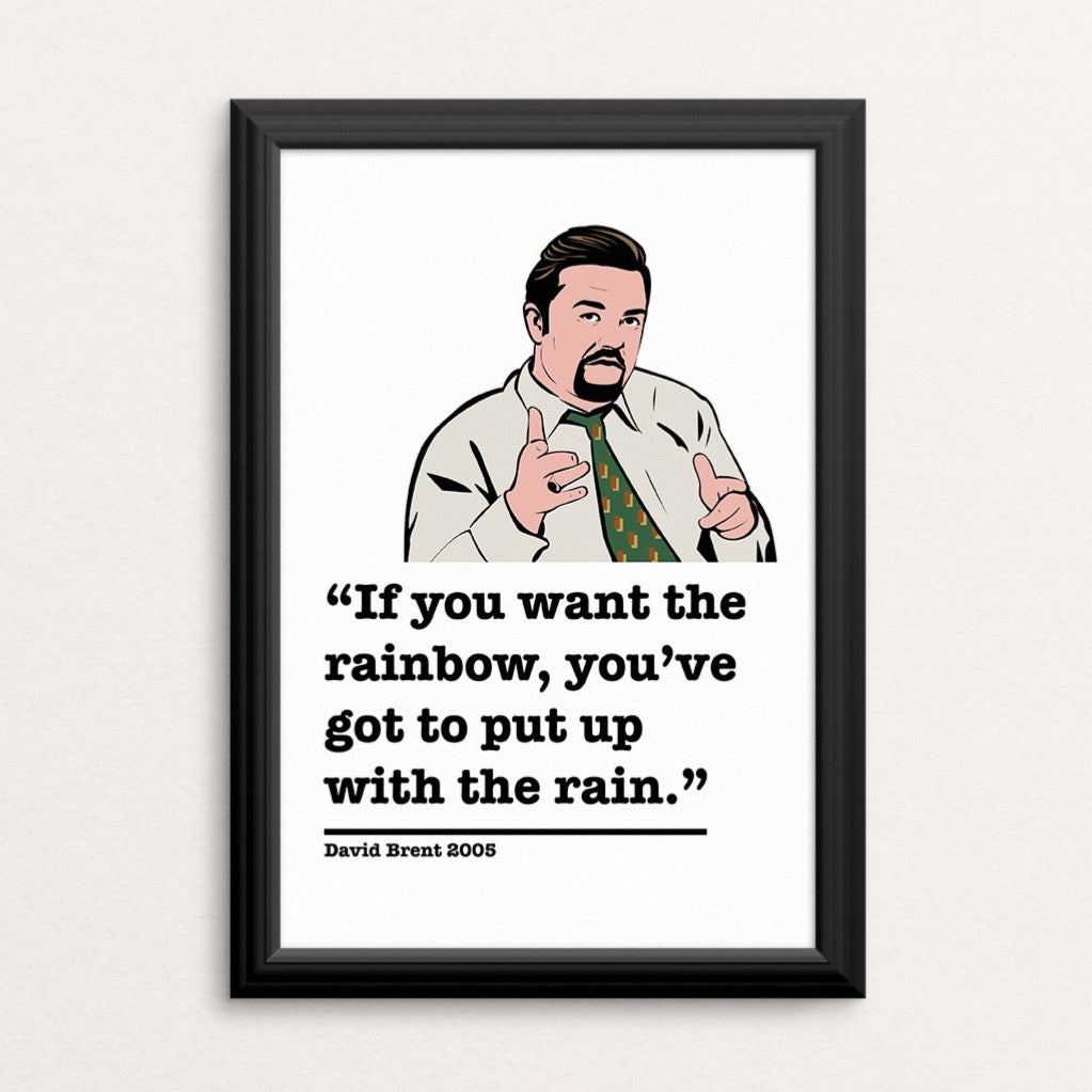The Office David Brent Art Print 4