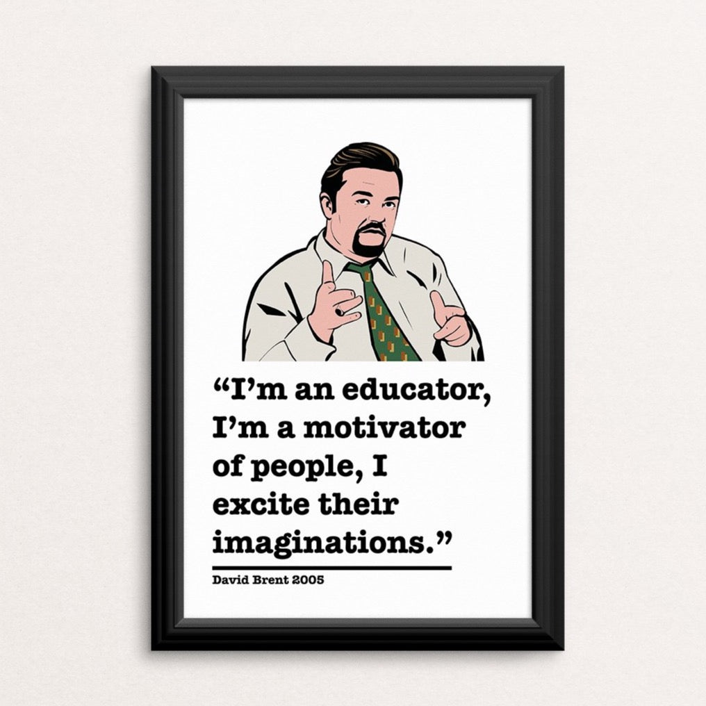 The Office David Brent Art Print 7