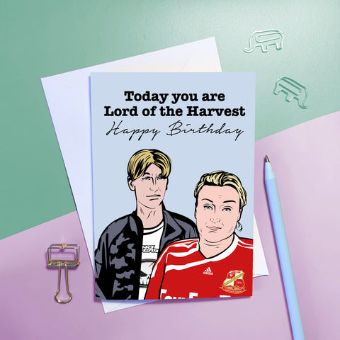 Lord of The Harvest Birthday Card